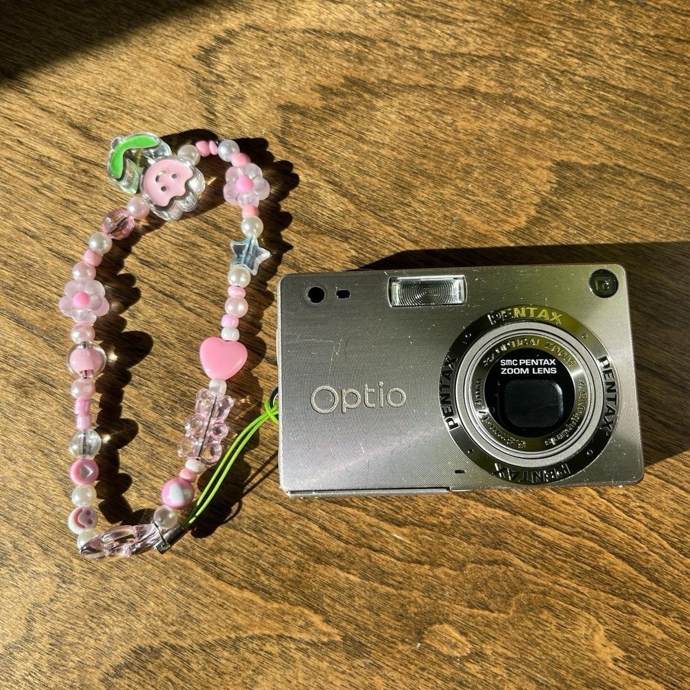 Pentax Optio S 4 Compact Digital Camera with Battery Works!